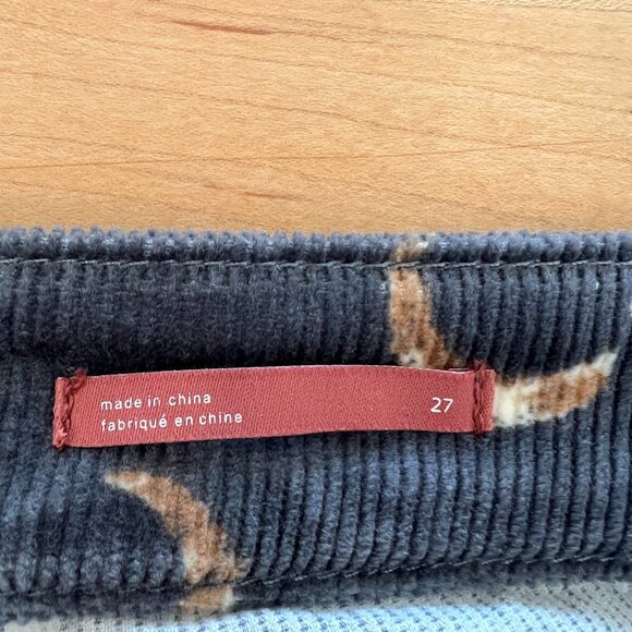 Anthropologie Pilcro "The Icon"Corduroy Moon Print Flares – Celestial & Chic! 🌙 - Picture 8 of 8